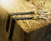 Tassel Earrings, Handmade delicate citrine Earrings, Minimalist  Fringe Gemstone Earrings