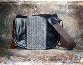 Leather Camera Bag New  -  Blue Mod Leather Medium DSLR - IN-STOCK