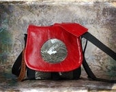 Small  Red Cherry Leather DSLR Camera Bag Pre-Order