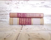 Gold Plum Books Instant Library Collection Vintage Decorative Book Bundle Photography Props Beige, Tan Purple