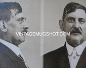 Mug Shot 1916  Chicago Police Department 54 Year Electrician Con Man
