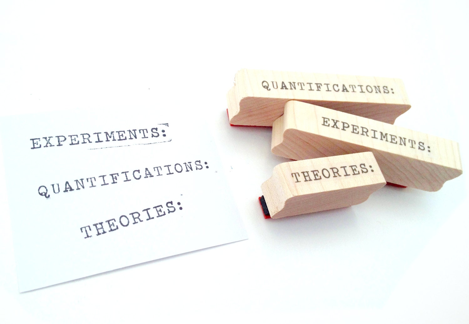 Experiments & Theories Stamp Set