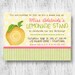 Vintage Lemonade Invitation for Birthday Party or Baby Shower Printable DIY - Girls Pink Invite by BeeAndDaisy