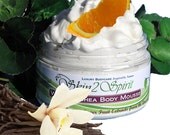 ORANGE DREAMSICLE Shea Body Mousse - Organic - Whipped - Truly All Natural - Toxin Free - No Synthetic Fragrance - 4 oz