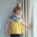 Yellow Bird Girl's Infinity Scarf