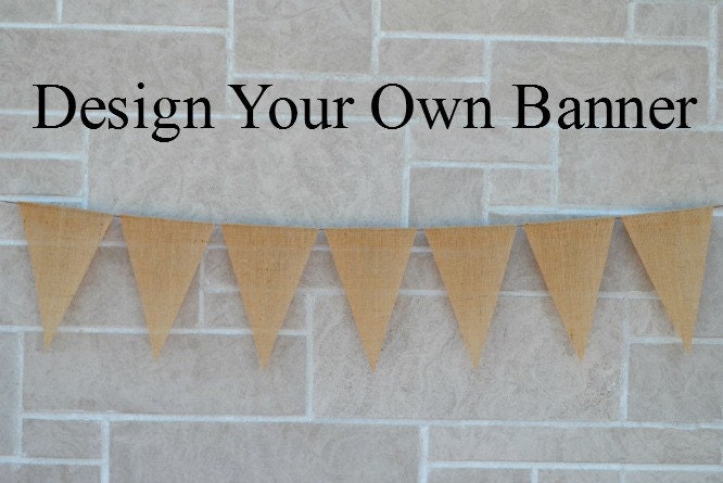Wedding Banner  ...  Burlap Banner  ...  Custom Banner  ..  Design your own
