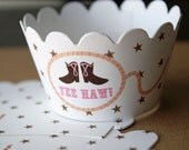 Set of 12 Cowgirl Birthday Party Cupcake Wrappers Il_170x135