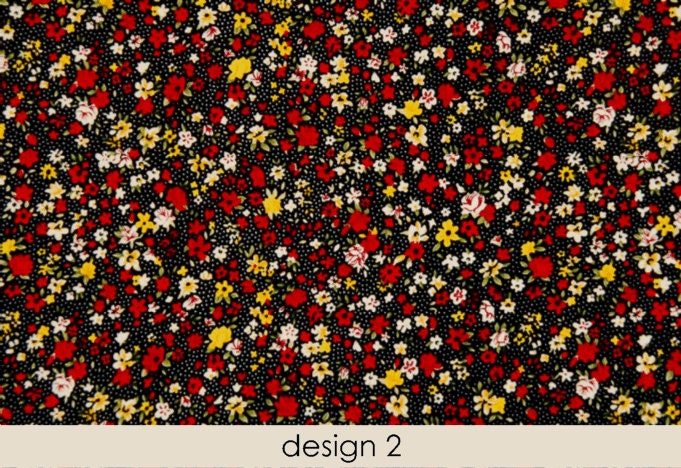 jersey hoodie - grey - flowers - dots