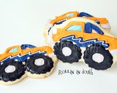 Monster Truck Cookie Favors - 1 Dozen