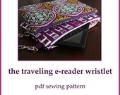 INSTANT DOWNLOAD padded e-reader wristlet PDF sewing pattern