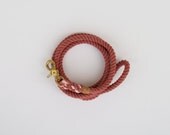 SALE: 20% OFF Medium Rope Leash,  RIbbon
