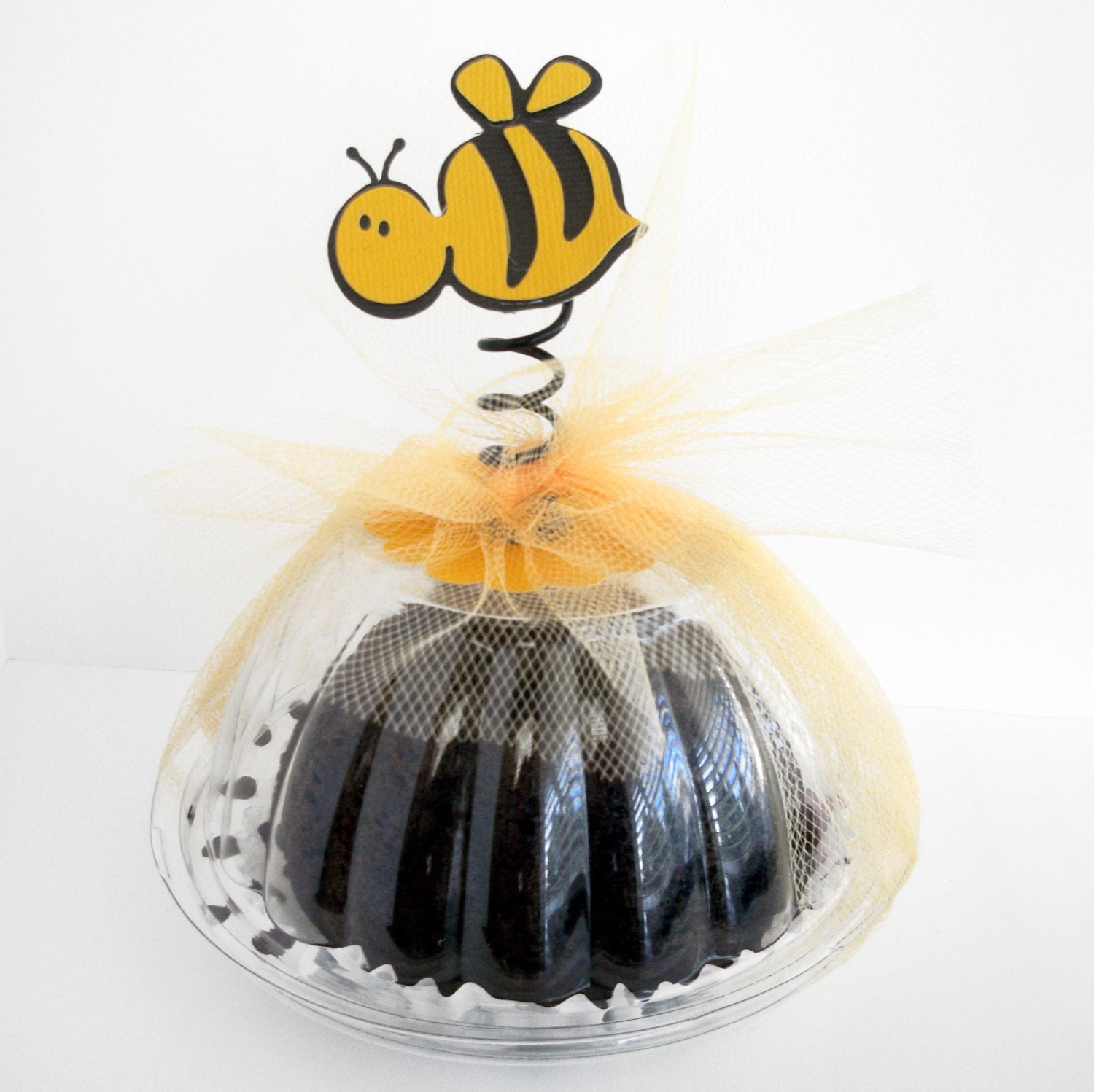 96 Clear Plastic Mini Bundt Cake Favor Boxes - Bulk Wholesale Lot
