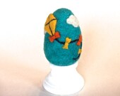 Needle Felted Egg - Kite - Easter Egg