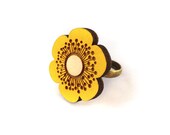 Yellow Flower Ring