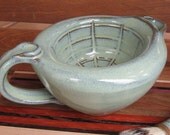 Big Daddy Shaving Scuttle Bowl in Green MADE TO ORDER