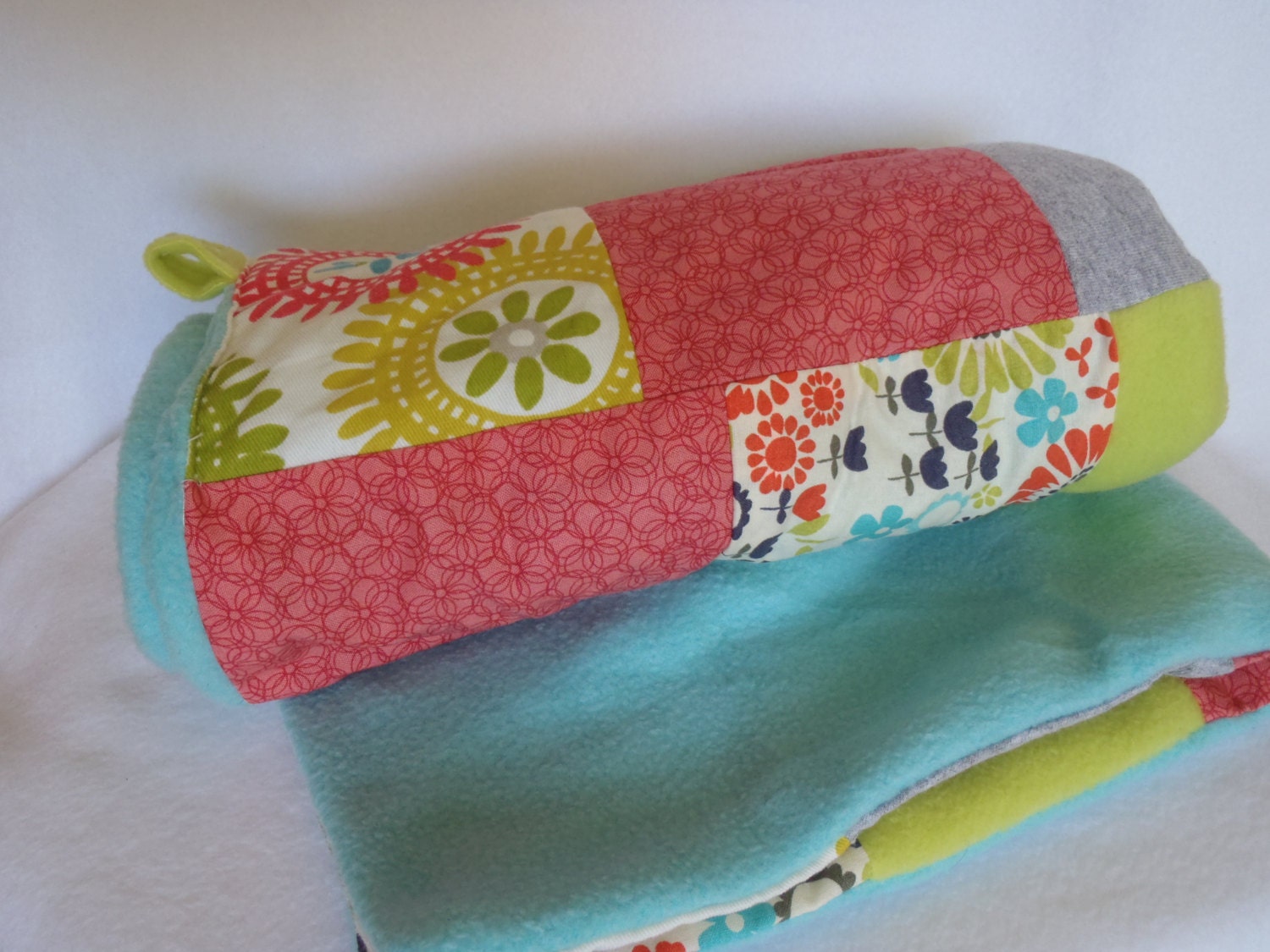 Flowers and Medallions Girly Toddler/Infant Quilt