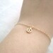 Peace and Love - A Gold Fill Bracelet - Layering Bracelet for Women
