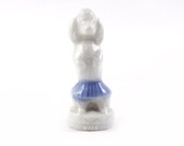 Wade Whimsies - Poodle dog circus dancing  - Miniature Figurine 00