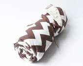 My Favorite Baby Blanket in Chevron Brown