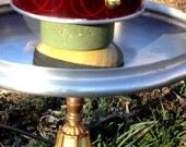 Beautiful Handmade and Unique, Up-Cycled Tin Bird Feeder w/Copper Wire and Cedar