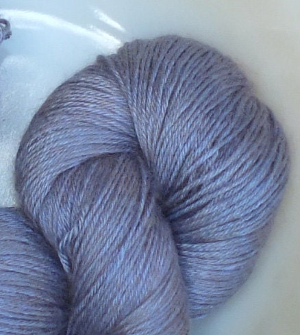 Steel on Dune Cocoon Silk and Camel Fingering 437 yards