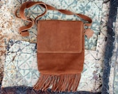 Genuine Leather Arizona Fringe Purse