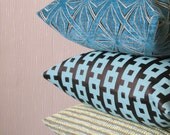 Chunky Texture Pillow Cover 16x16 Inch Cushion Cover Pillow Sham - Chunky Duck Egg