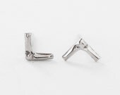 LA Sling Earrings - Silver