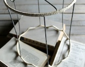 Vintage Metal Scallop Lamp Shade Frame