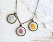 Personalized necklace - Initial jewelry - Monogram necklace - Mother's jewelry