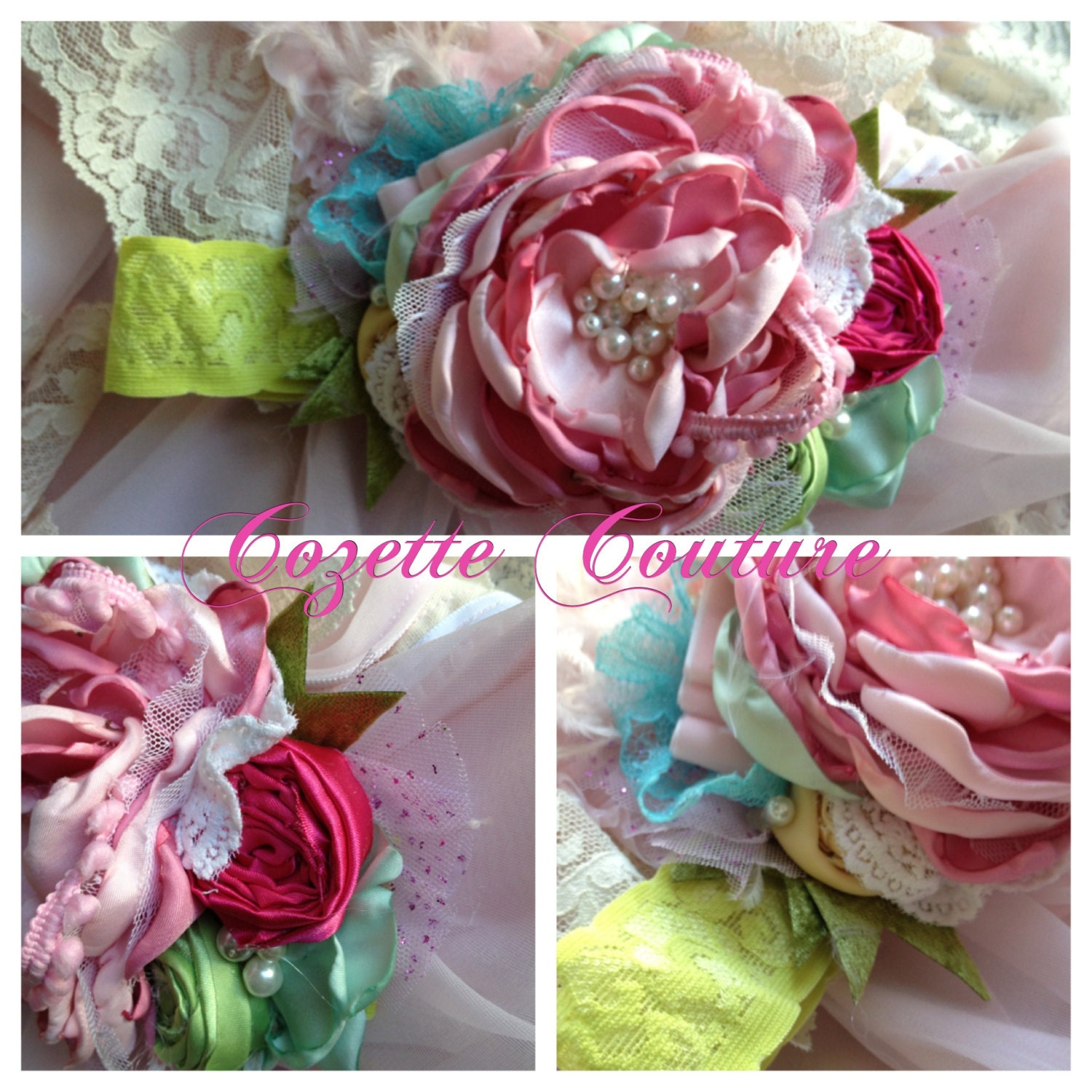 Spring Jewel by Cozette Couture made to match Spring Matilda Jane 2013 Good Heart