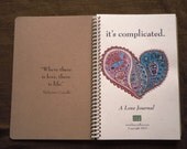 Unique Love Journal Diary - It's Complicated