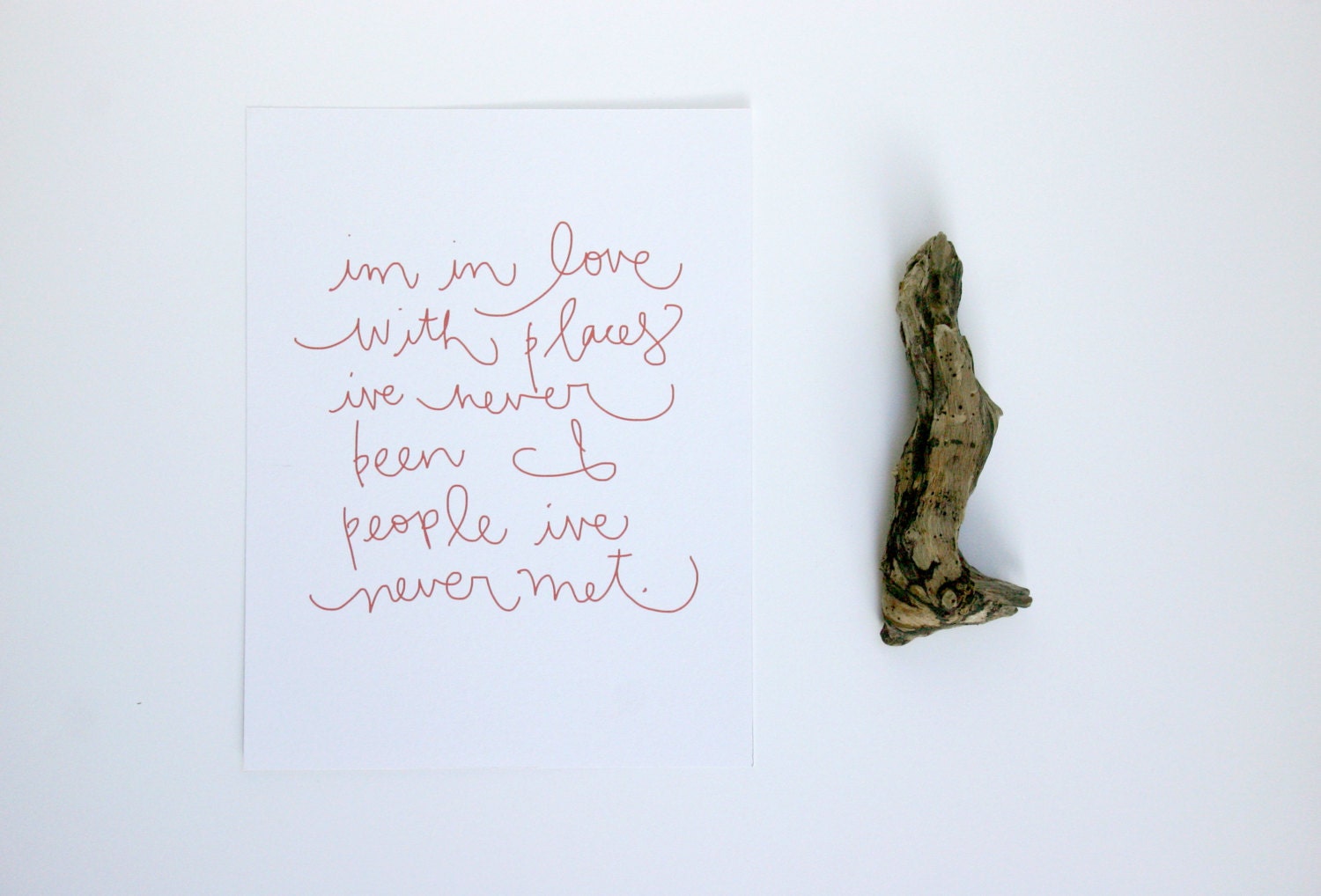 Inspiring Travel Print, 8x10