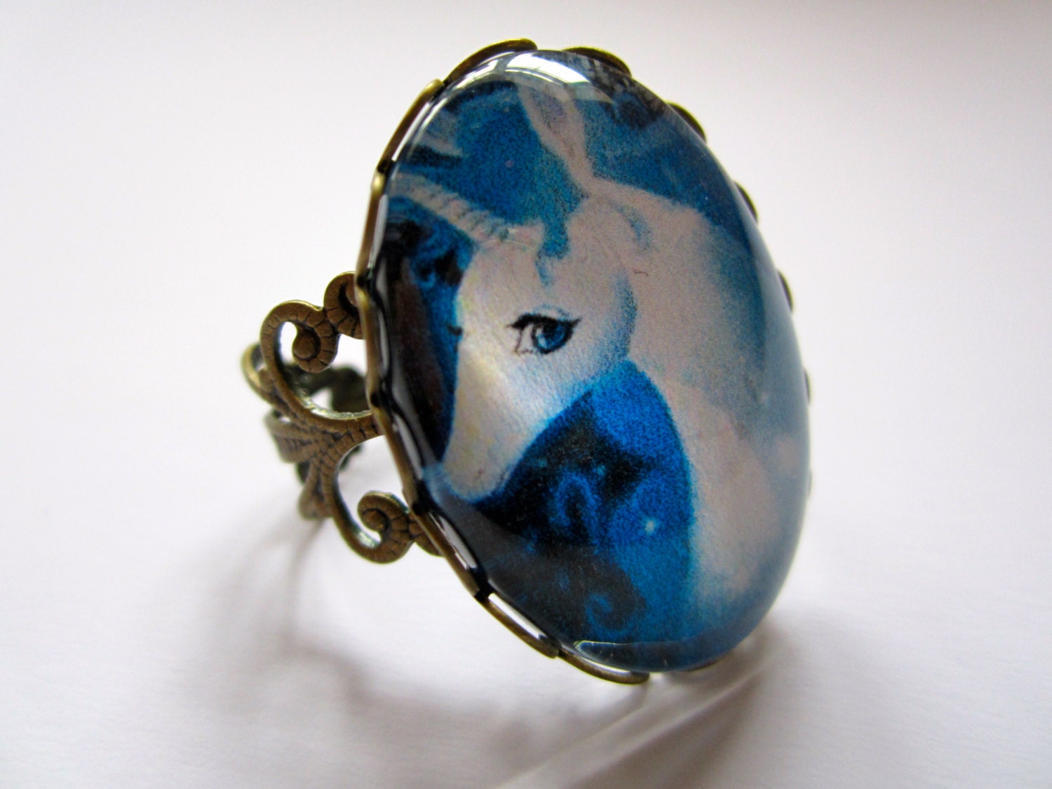 The Last Unicorn adjustable ring