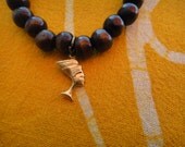 Little Nefertiti  Charm Prayer Bead Bracelet / Anklet African Queen