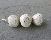 Cookies N Cream Porcelain Nugget Bead Set