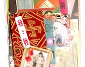 Asian scrap pack paper ephemera, paper scraps pack 1