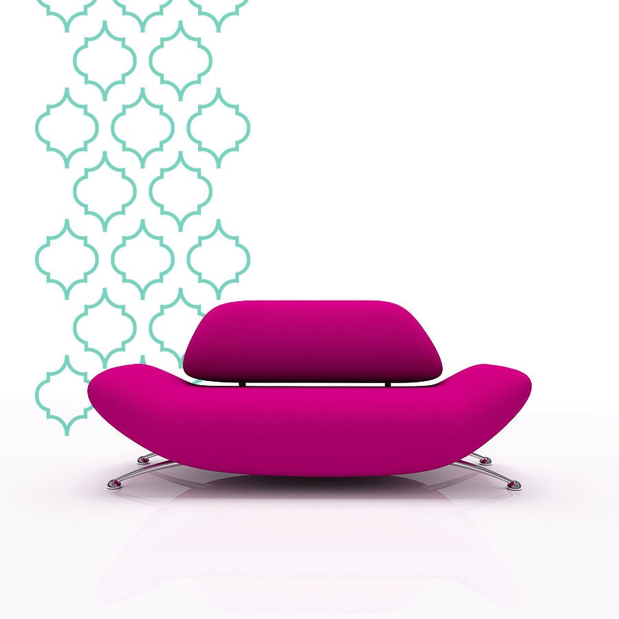 Moroccan Pattern 2 - Vinyl Wall Decal  - wall stickers set of 48