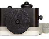 Special Collection - Black & White Striped Wooden Toy Camera