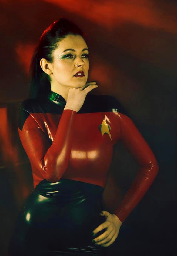 Star Trek Inspired Rubber Latex Dress