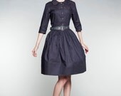 Custom Made Shirtwaist Cotton Dress by Mrs Pomeranz
