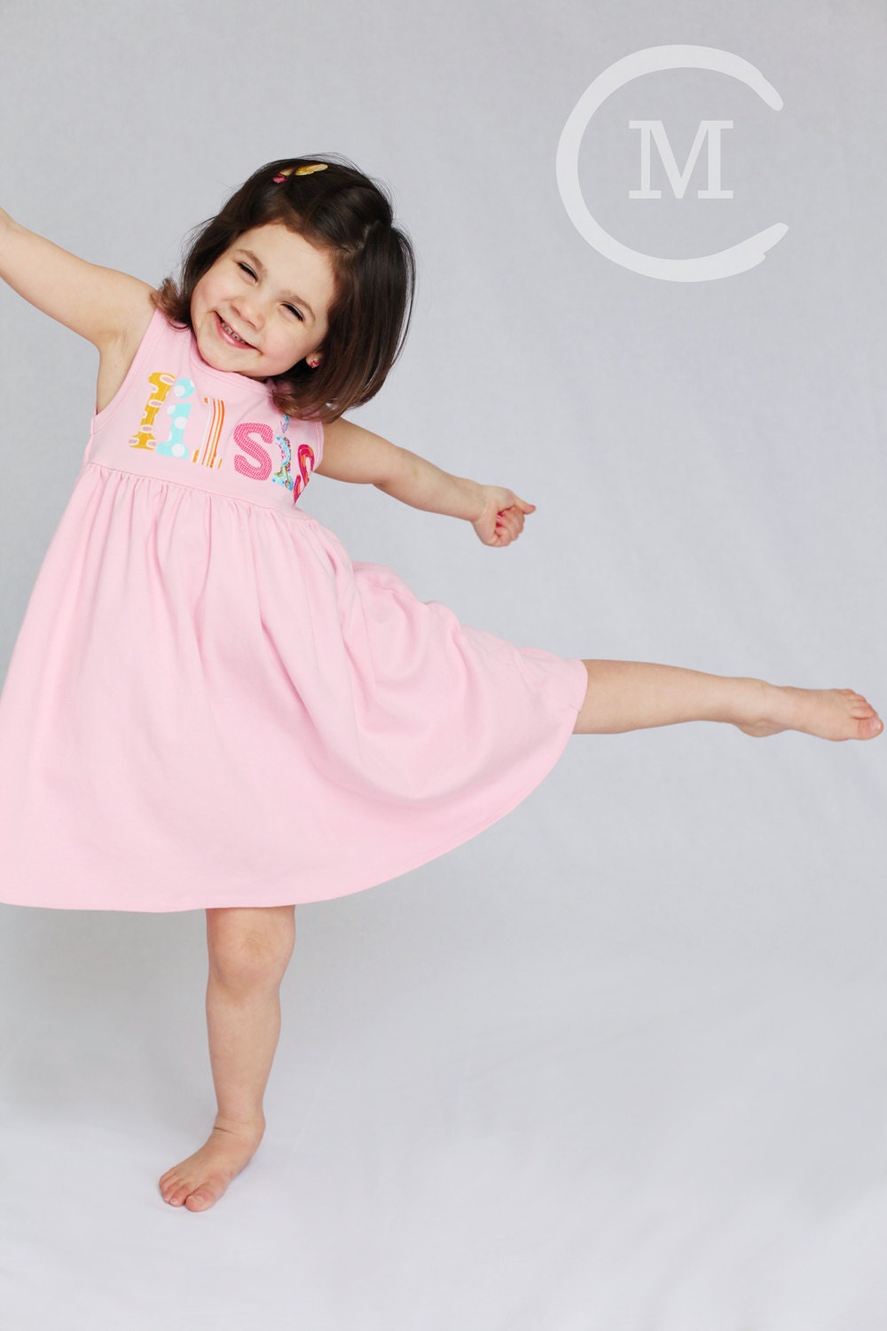 Little Sister Dress- Sibling Dress- Big Sister Little Sister- You Choose Dress Color and Sleeve Length