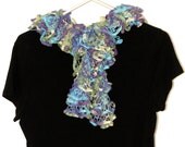 Ruffle Scarf Pastel Frilly 70"