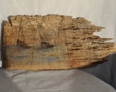 Reclaimed Wood Watercolor Sailboats on the Sea Sculpture Cottage Chic Salvage Driftwood Homespunsociety