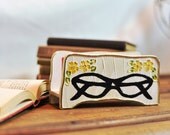 1960's Vintage Eyeglass Holder Box Keeper Retro Kitschy Decor Gift Vanity Dresser Storage
