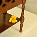 Ornate Wood Magazine Rack Organizer Shelf Storage Stand Antique 1940's Walnut Scroll-work Box Spindle Legs