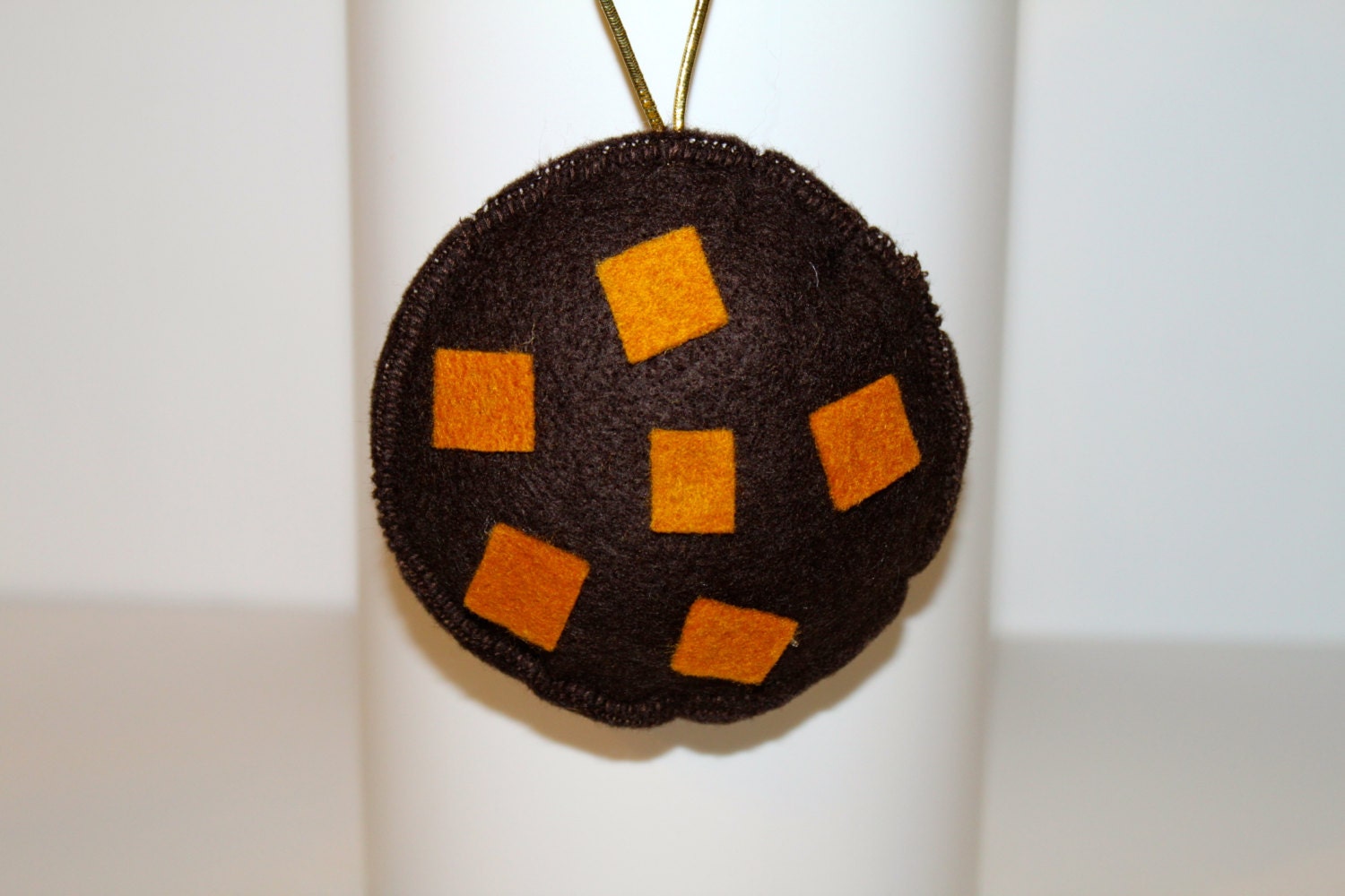 Felt Chocolate Chip Cookie Ornament