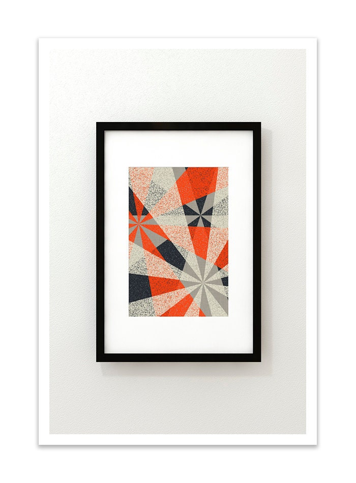 INTERSECT no.2 - Giclee Print - Modern Mid Century Modern Minimalist Abstract
