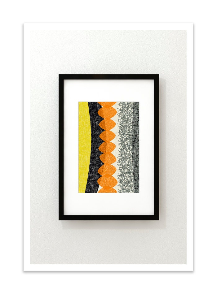 CHRYSALIS no.50 - Giclee Print - Mid Century Modern Modernist Abstract Eames