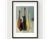 TRANCERAMIC no.17 - 12x18 Giclee Print - Mid Century Modern Minimalist Modernist Eames Abstract